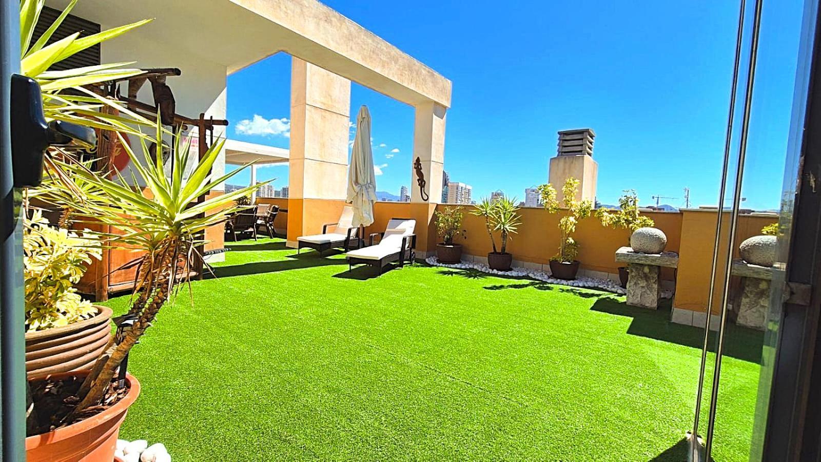 Beach Penthouse Apartment Benidorm Cala Cala de Finestrat Dış mekan fotoğraf